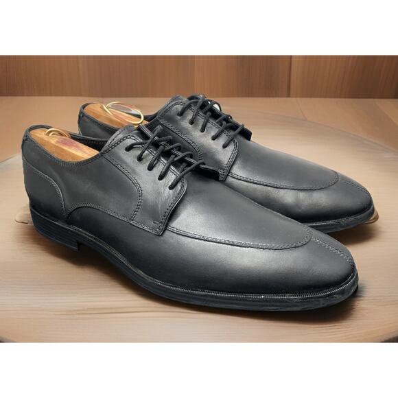 Cole Haan Black Grand Apron Oxford Shoes C23778 Mens 10.5 Fast Shipping main image 10